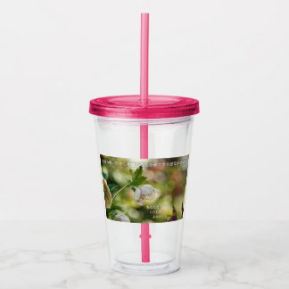 Earth Day Gift 🌸Dreamy Flower | Acrylic Tumbler Take Away Mugg