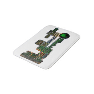 Earth Day Go Green Bath Mat Badrumsmatta