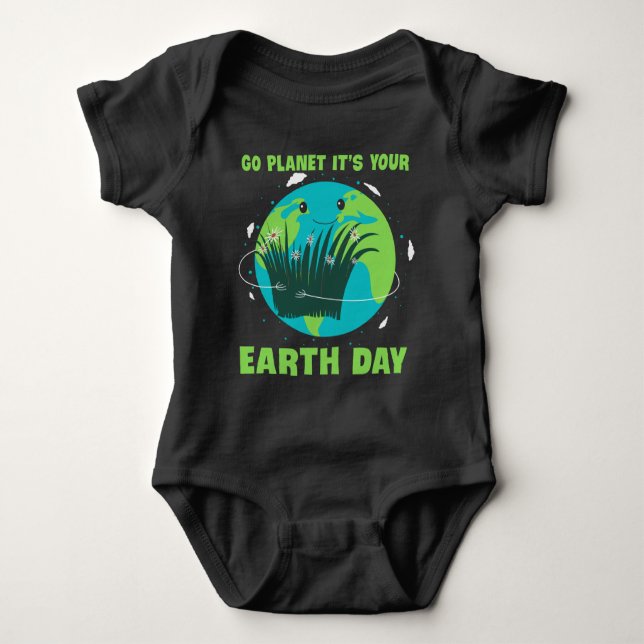 Earth Day: Go Planet It's Your Earth Day T Shirt (Framsida)
