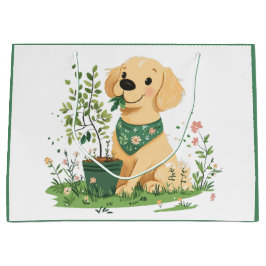 Earth Day Golden Retriever Hund 