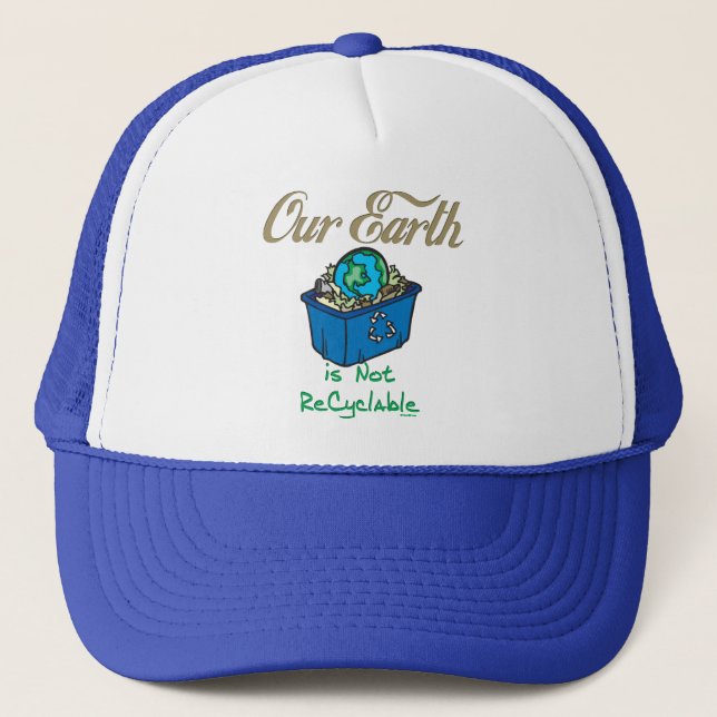 Earth Day Hat Truckerkeps (Framsida)