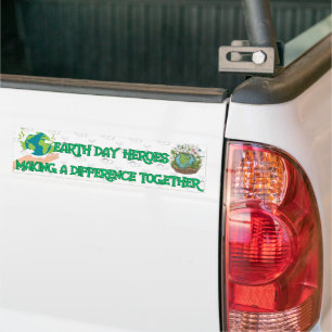 "Earth Day Heroes" Bildekal