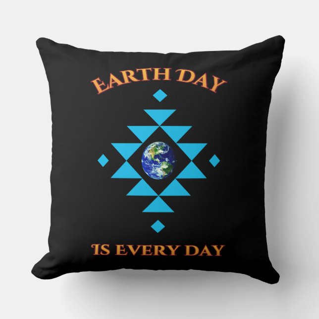 Earth Day Is Every Day Kudde (Framsida)