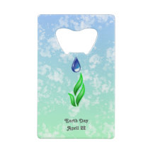 Earth Day Keychain Flaska-öppnare