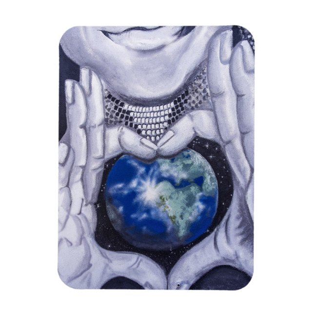 Earth Day Mor Nature Magnet (Vertikal)