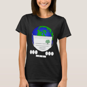 Earth Day Morse S.O.S-kod Planet Ansiktsmask Växt T Shirt
