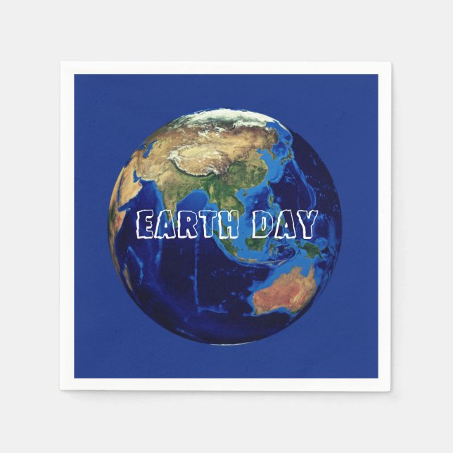 Earth Day Napkins Pappersservett (Framsidan)