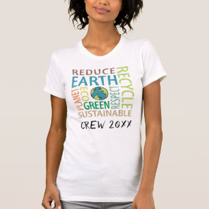 Earth Day Ord Art Crew 20XX Anpassningsbar T Shirt