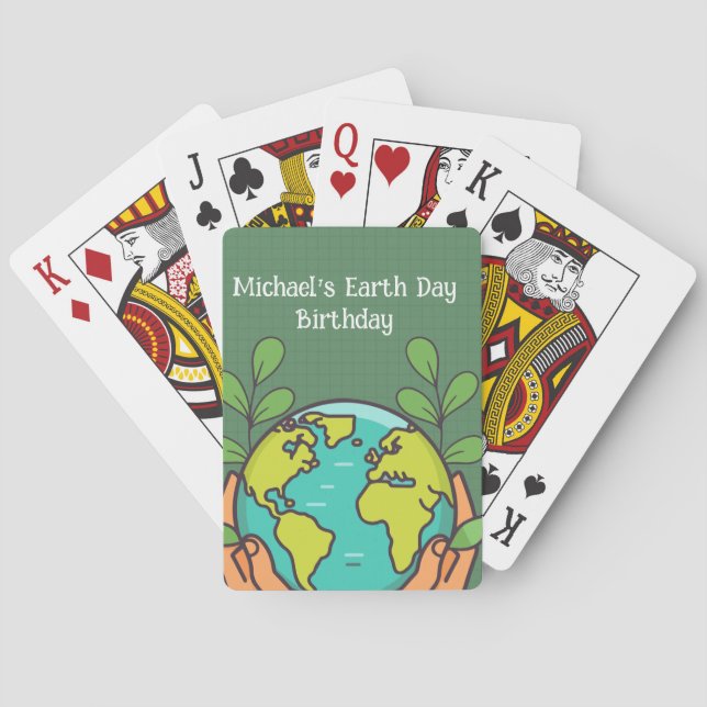 Earth Day Party Casinokort (Baksidan)