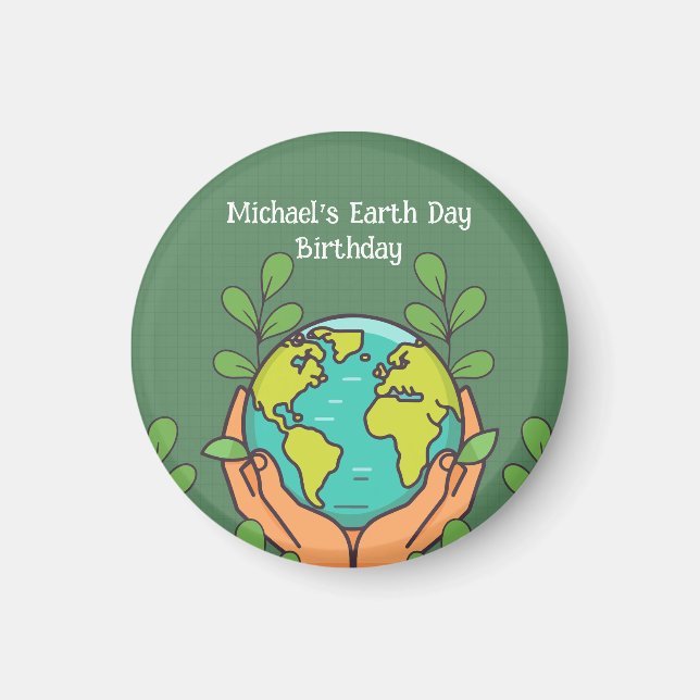 Earth Day Party Magnet (Framsidan)