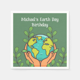 Earth Day Party Pappersservett