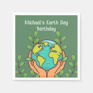 Earth Day Party Pappersservett