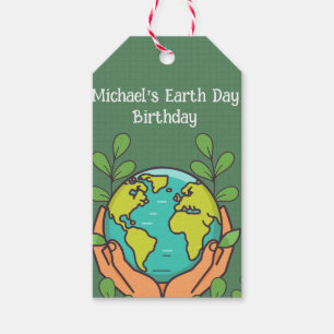 Earth Day Party Presentetikett