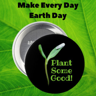 Earth Day Plant Bra Seedling Black Knapp