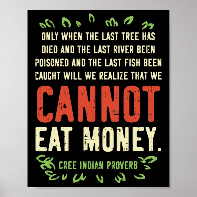 Earth Day Shirt Pro Spara Environment-offert förra Poster (Framsidan)