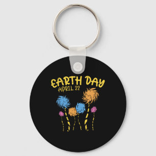 Earth Day Shirt Spara Environment Eco Träd Boy Gir Nyckelring