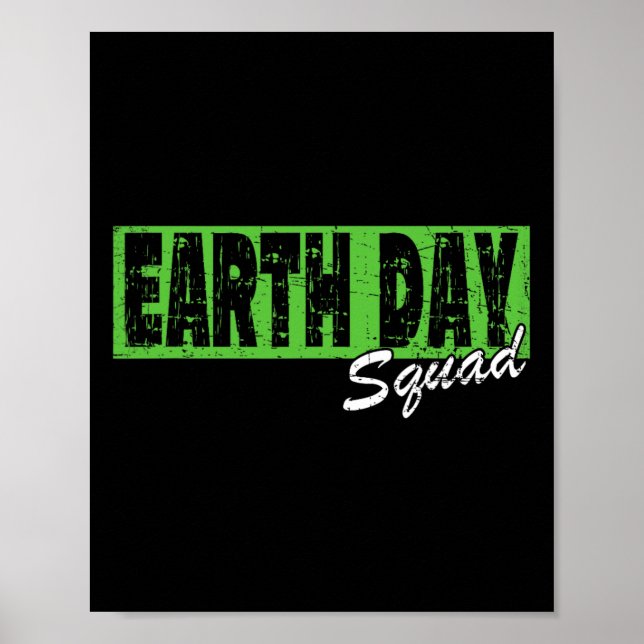 Earth Day Squad Shirt - 22 april Poster (Framsidan)