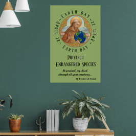 Earth Day & St Francis of Assisi Poster