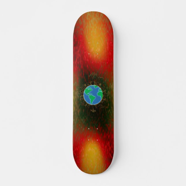 Earth Day ~ Sunset Skateboard (Framsida)