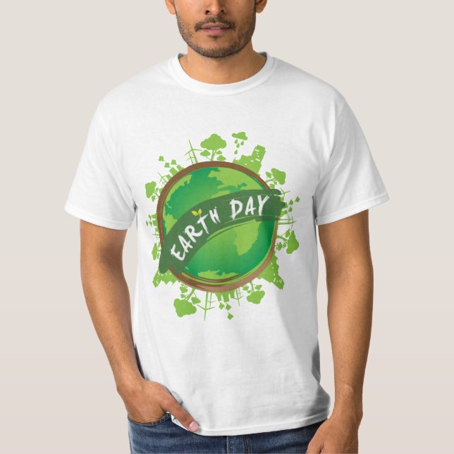"Earth Day" T-Shirt (Framsida)