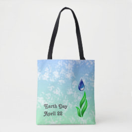Earth Day Tote Bag Tygkasse
