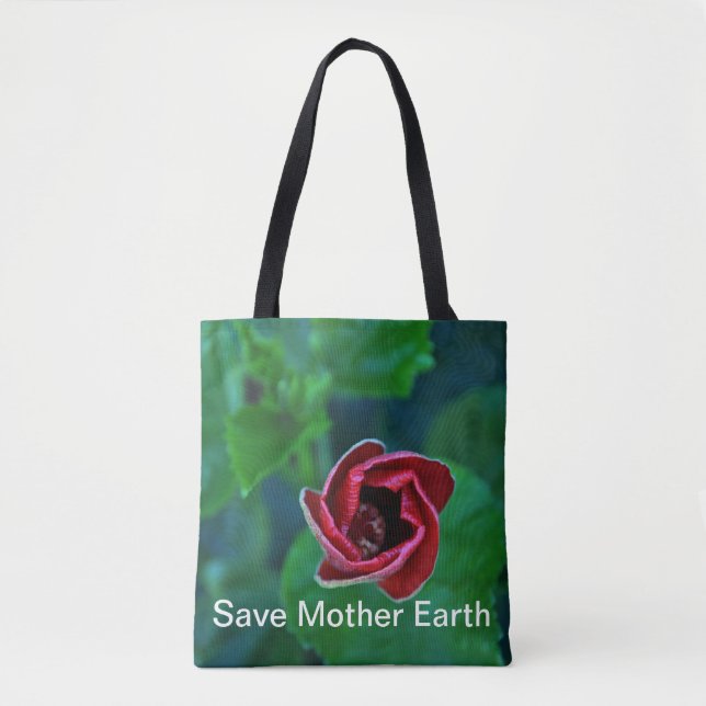 Earth Day Tote Tygkasse (Framsida)