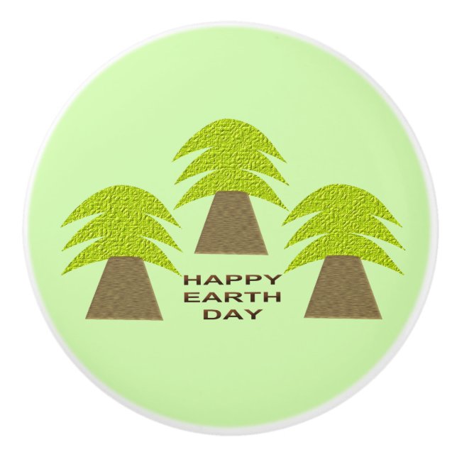 Earth Day Träd Knopp (Framsidan)
