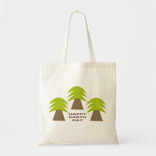 Earth Day Träd Tygkasse (Framsidan)