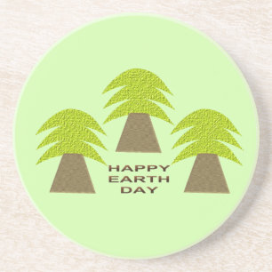 Earth Day Träd Underlägg