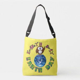 Earth Day Uggla Crossbody Bag Axelväska