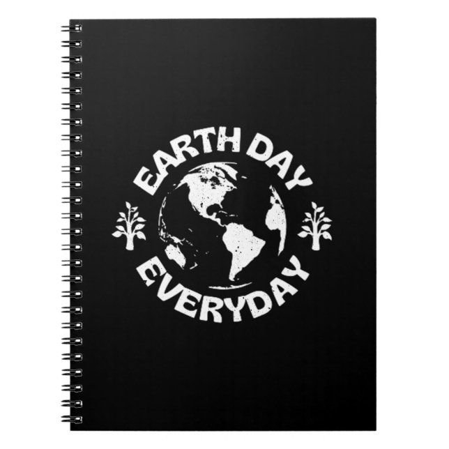 Earth Day Varje dag Anteckningsbok (Framsidan)