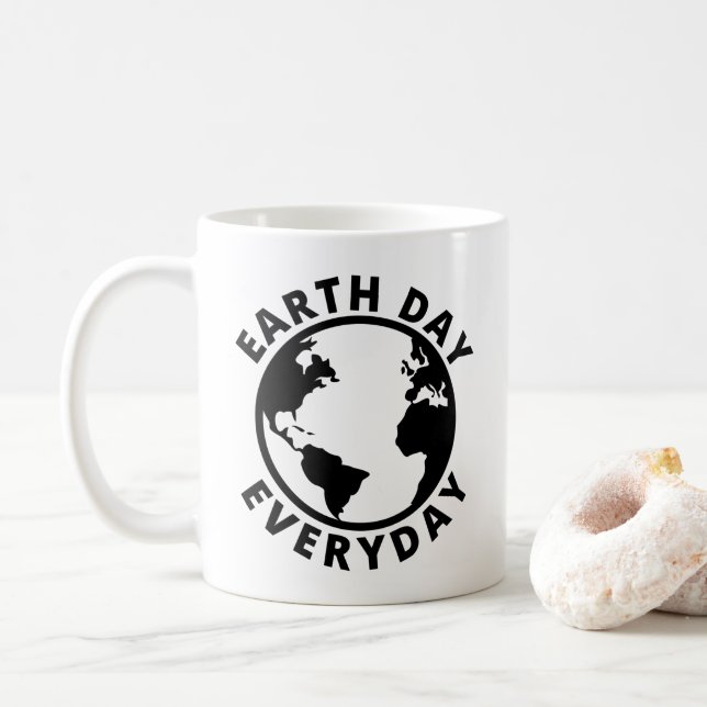 Earth Day Varje dag - Earth Day 2022 Kaffemugg (Med munk)