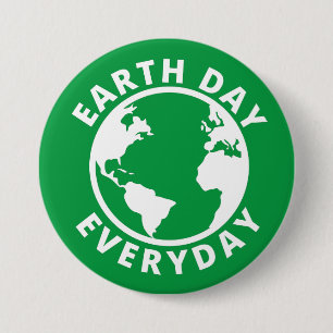 Earth Day Varje dag - Earth Day 2022 Knapp