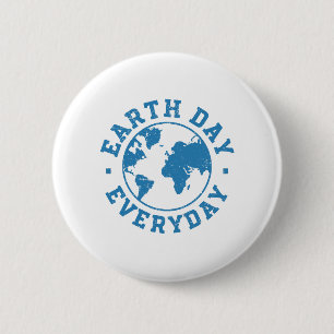 Earth Day Varje dag Knapp