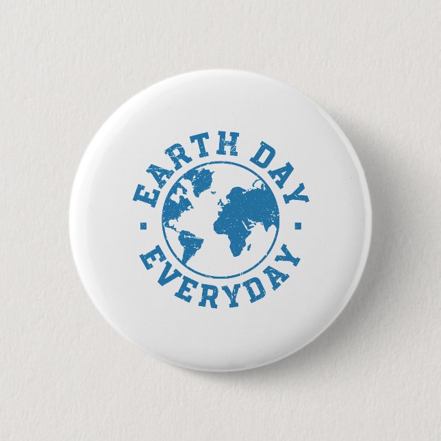 Earth Day Varje dag Knapp (Framsida)