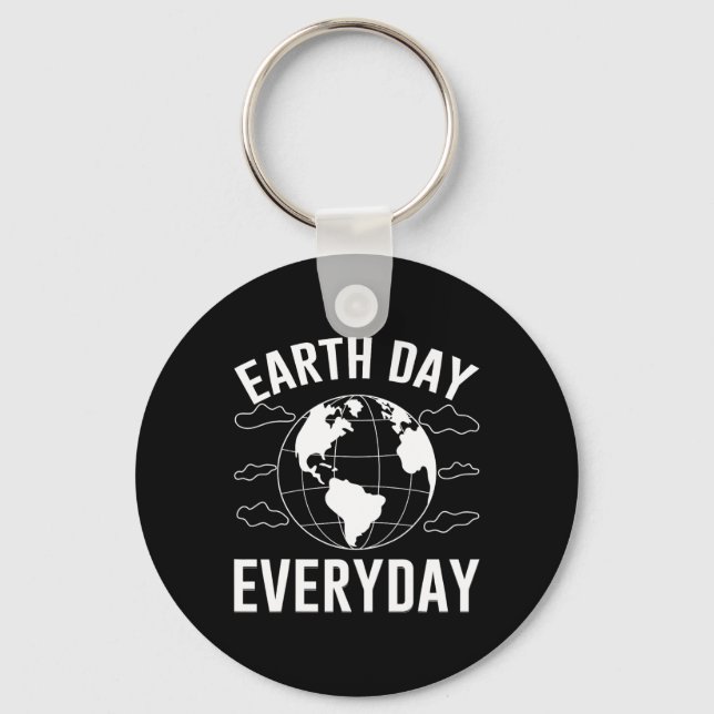 Earth Day Varje dag Nyckelring (Framsida)