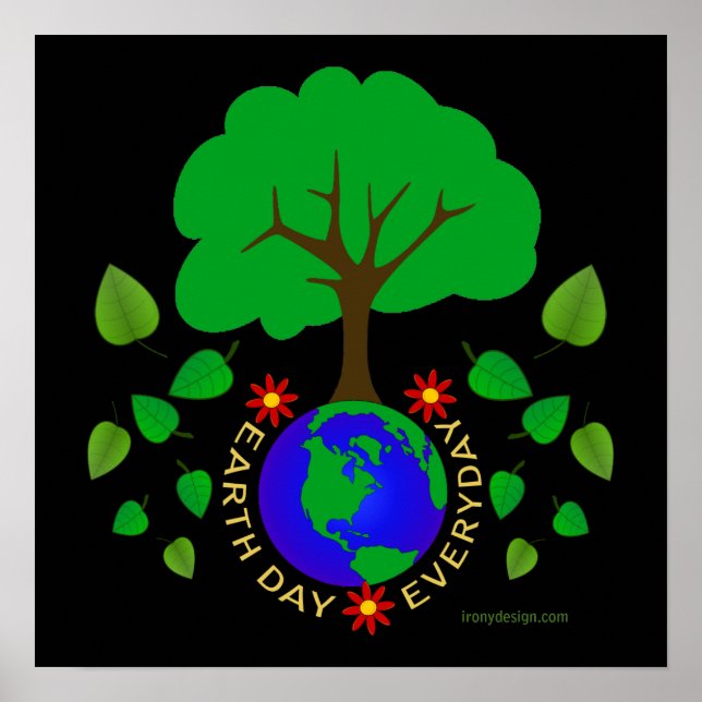 Earth Day Varje dag Poster (Framsidan)