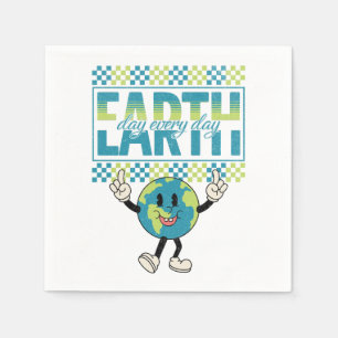 Earth Day varje dag, stil-design Pappersservett