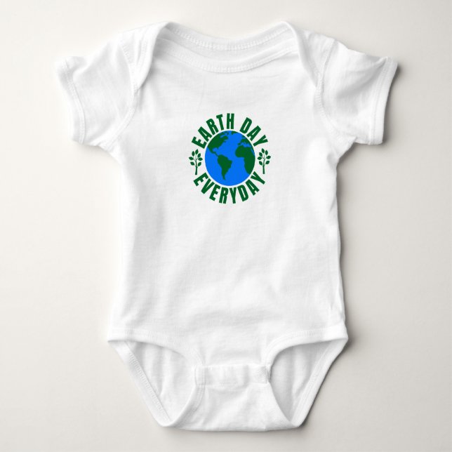 Earth Day Varje dag T Shirt (Framsida)