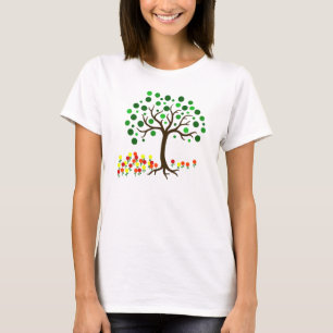 Earth Day Varje dag Träd och Vår blommor T Shirt