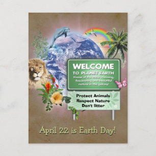 Earth Day 🌱 Vykort