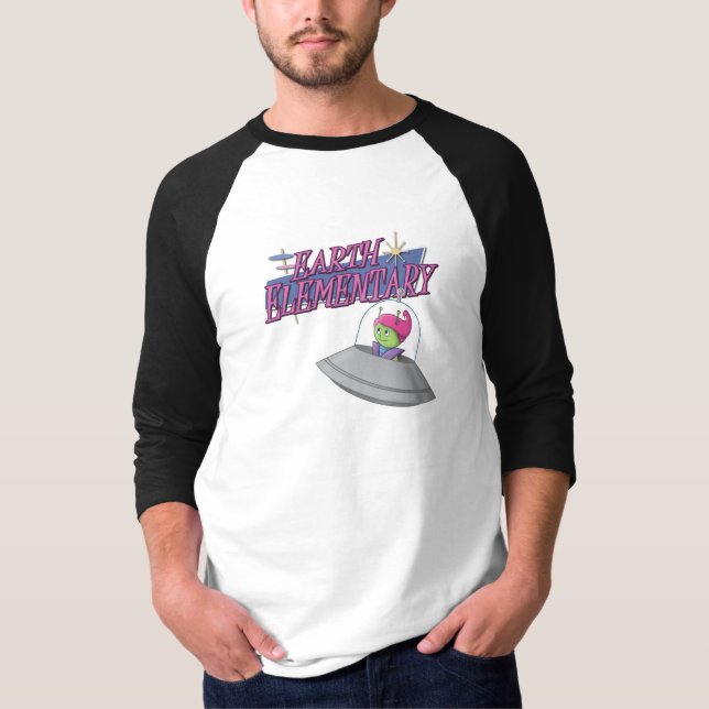 Earth Elementary Baseball Tee (Framsida)
