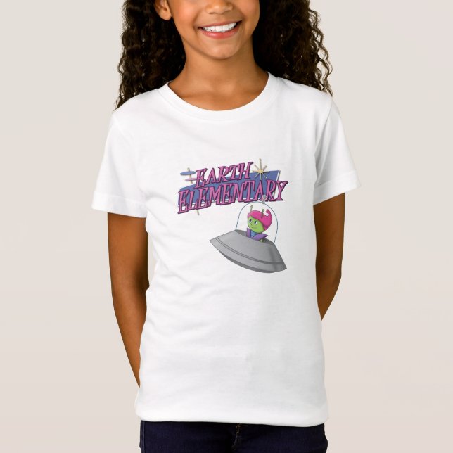 Earth Elementary Girls' Shirt T Shirt (Framsida)