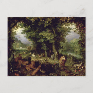 Earth eller The Earaily Paradise, 1607-08 (olja på Vykort