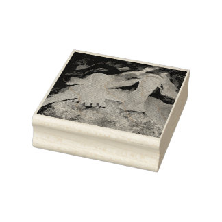 Earth Feet Toes Clouds Angel Maureen Girard Stämpel