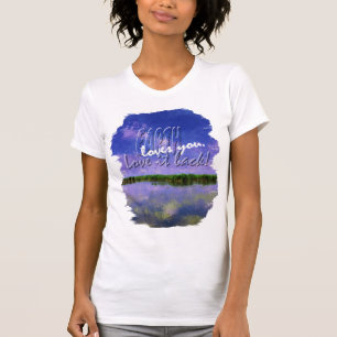 Earth Firande Blue Summer Himmel och Vatten T-Shir T Shirt