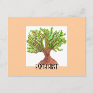 Earth First Vykort