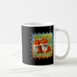 Earth Forever Environmental Protection Frimärke Ba Kaffemugg