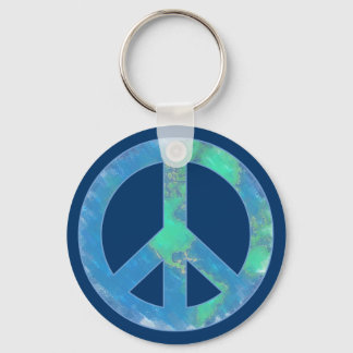 Earth Fredstecken Keychain Nyckelring