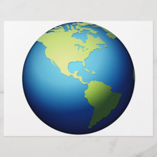 Earth Globe Americas - Emoji Reklamblad